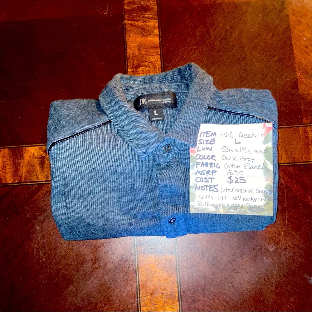 I•N•C Dress Shirt